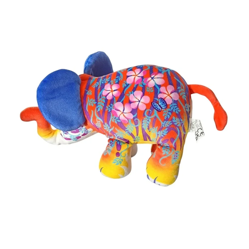 Pop Art Soft Cepia‎ Mighty Size TIGER Elephant Plush Beanie Toy 9